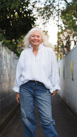 Akitio Blouse -White