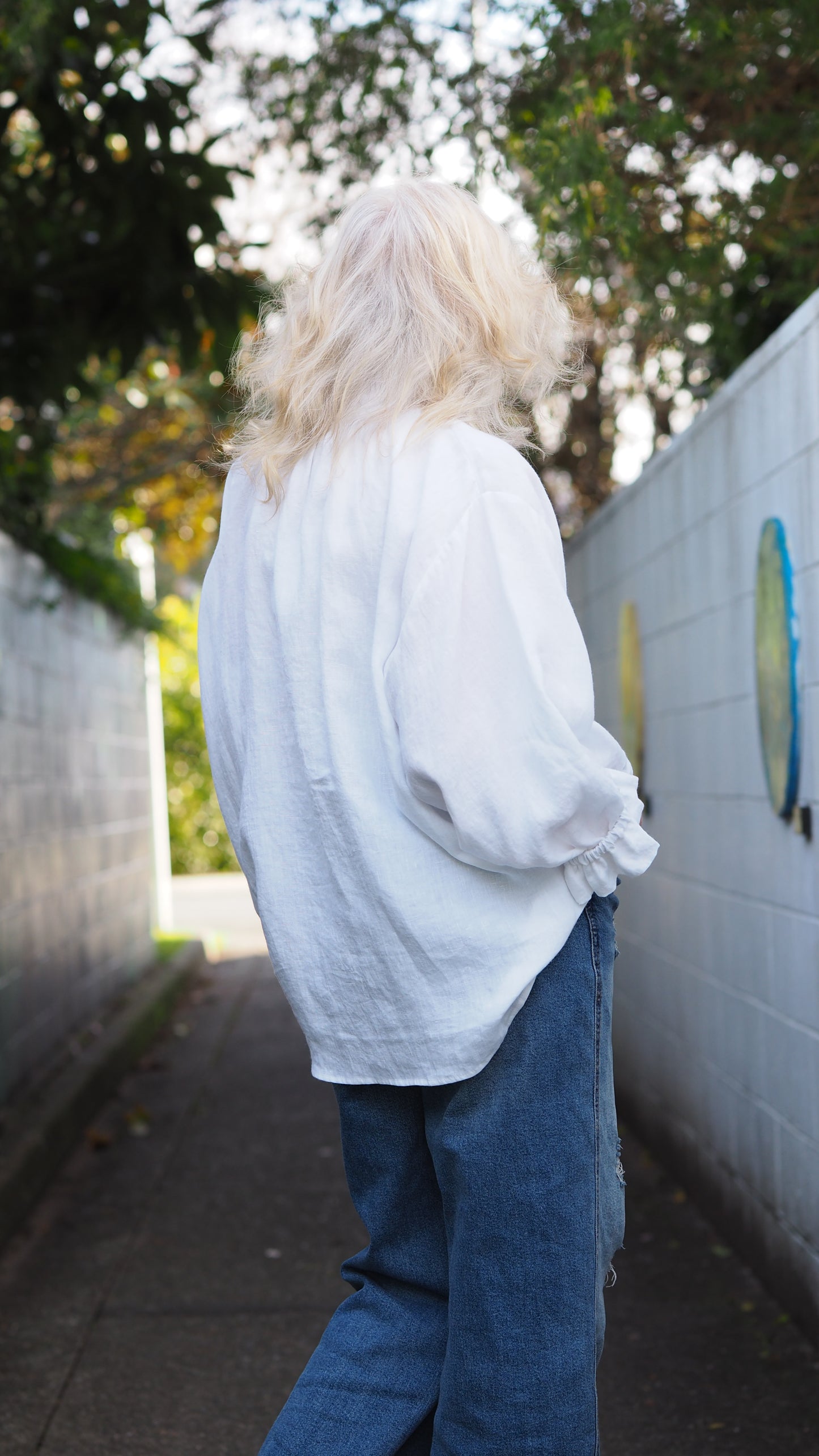 Akitio Blouse -White