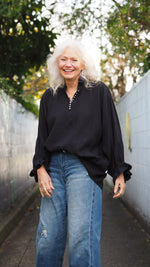 Akitio Blouse -Black