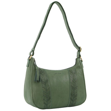 Pierre Cardin Herringbone Embossed Leather Bag PC3402