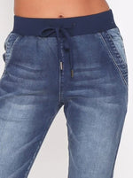 Riley Stretch Denim Joggers