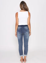 Riley Stretch Denim Joggers