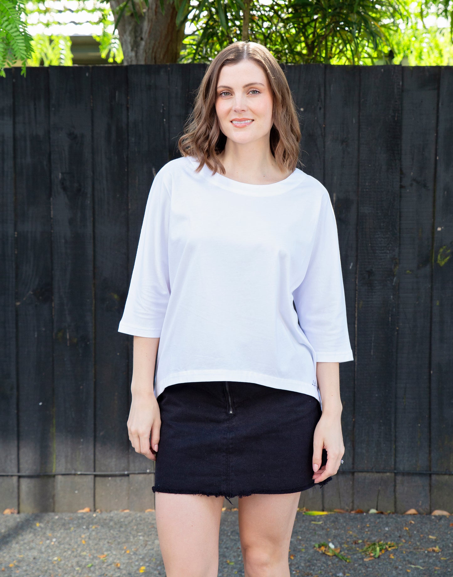 White on Black Fav Top
