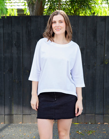 White on Black Fav Top