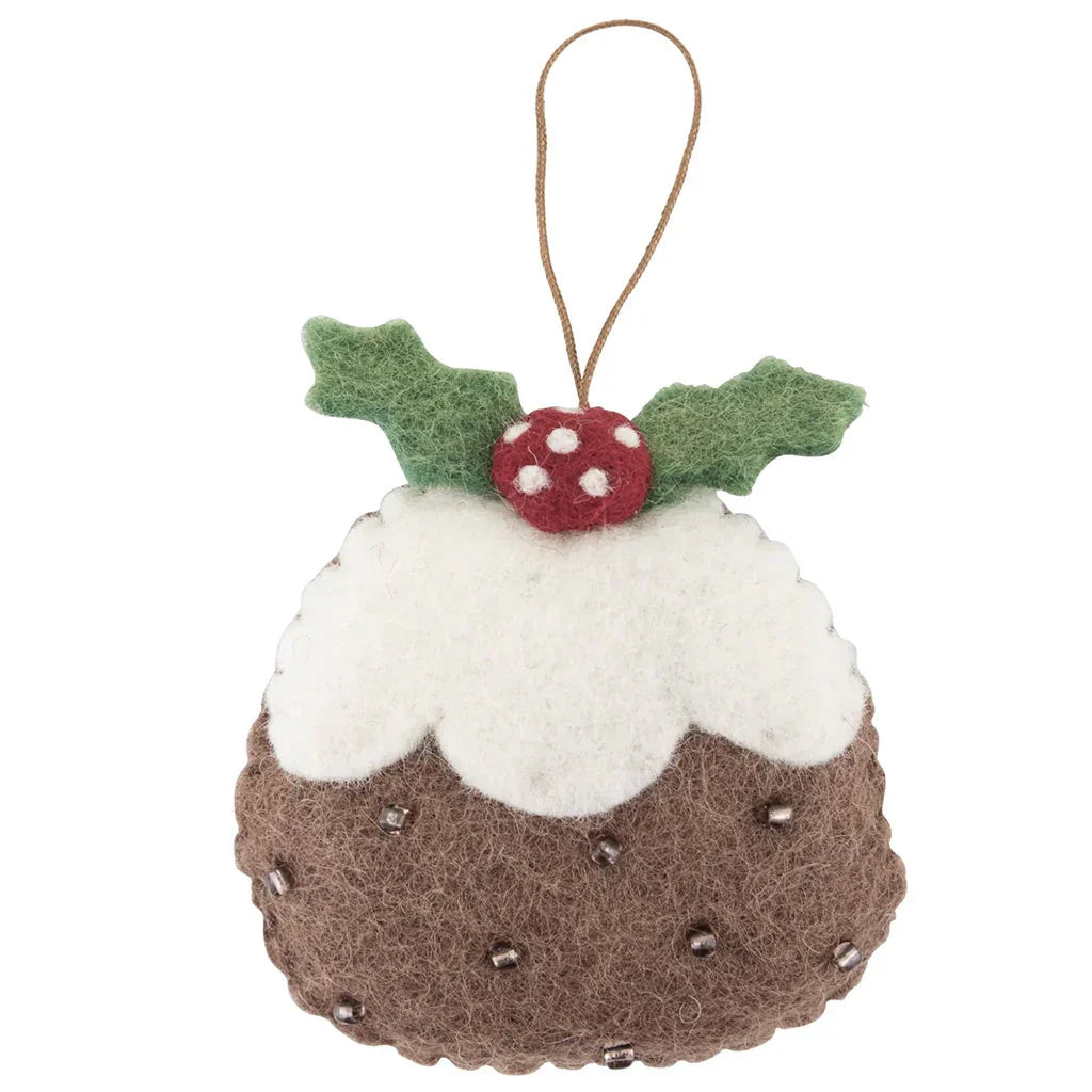 Pashom Christmas Pudding Hanging Decoration
