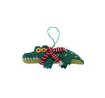 Pashom Christmas Crocodile hanging decoration