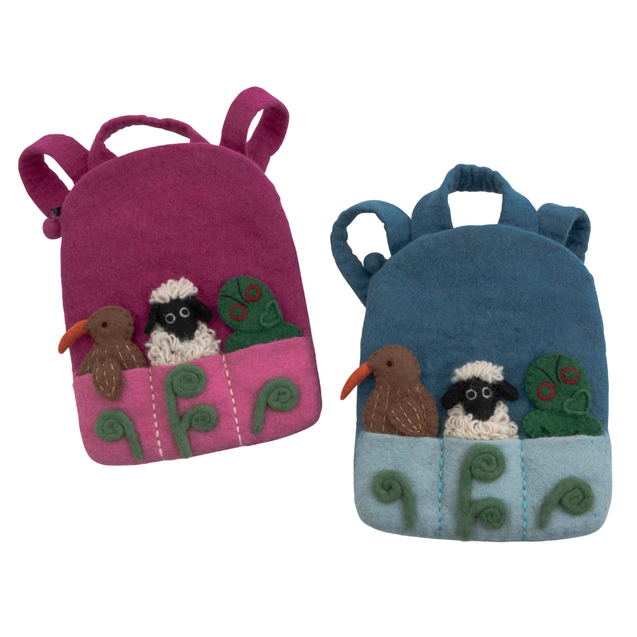 Kiwi Finger Puppet Backpack