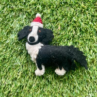 Pashom Border Collie hanging decoration
