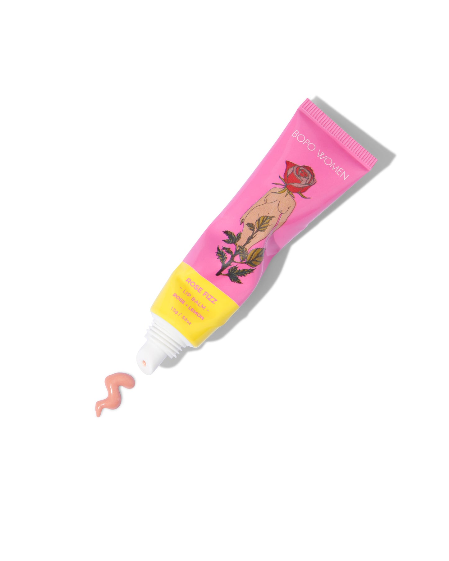 Bopo Women Lip Balm 15g - Rose Fizz