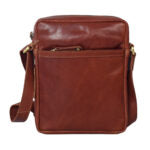 Parsley Unisex leather Bag - Mid Brown