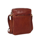 Parsley Unisex leather Bag - Mid Brown