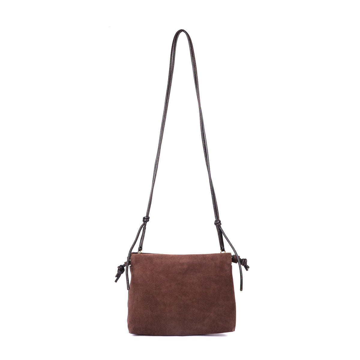 Gracie Suede Crossbody bag - Brown