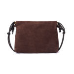Gracie Suede Crossbody bag - Brown