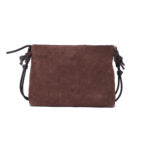 Gracie Suede Crossbody bag - Brown