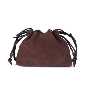 Gracie Suede Crossbody bag - Brown
