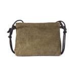 Gracie Suede Crossbody bag - Olive