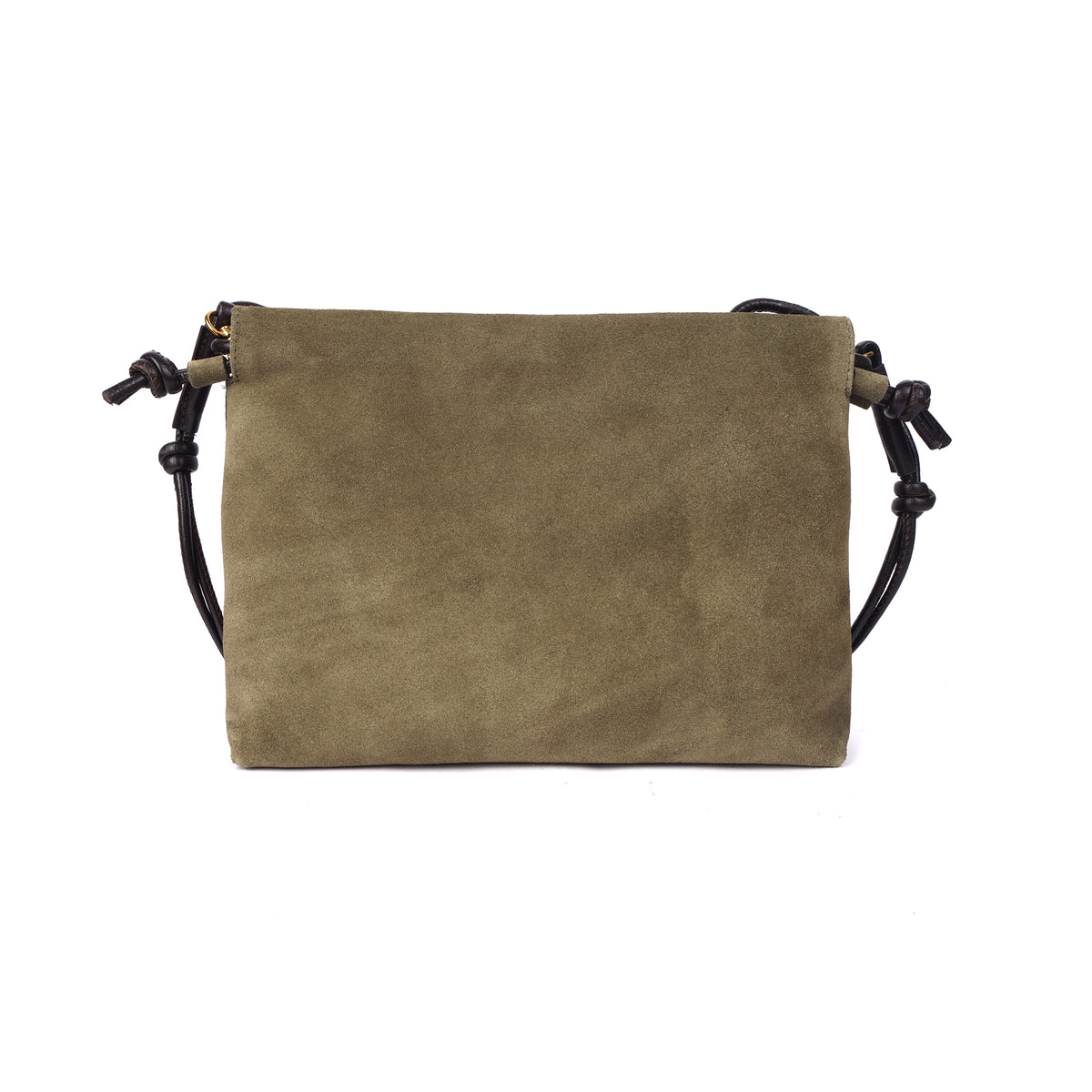 Gracie Suede Crossbody bag - Olive