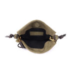 Gracie Suede Crossbody bag - Olive
