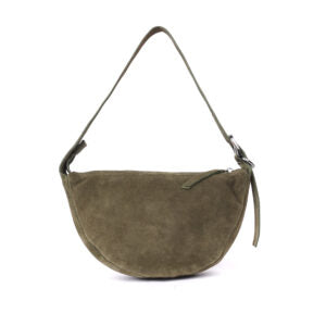 Indie Suede Leather Bag - Olive