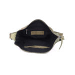 Indie Suede Leather Bag - Olive