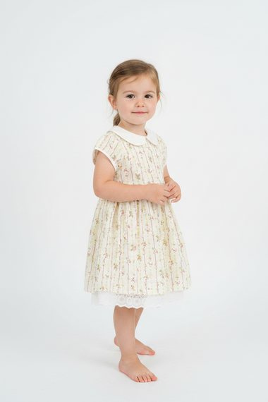Arthur Ave Children's clothing: Dusty Rose Peter Pan Dress
