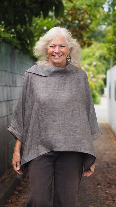 Fiordland top from Rogue Linen Sustainable Fashion