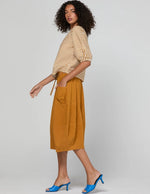 Boom Shankar Ava Shirt - Mustard Stripe