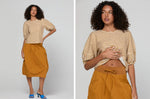 Boom Shankar Guru Skirt in Turmeric