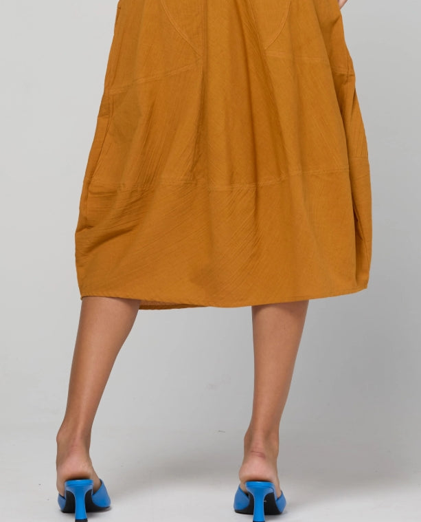 Boom Shankar Guru Skirt in Turmeric