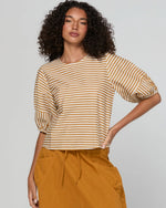 Boom Shankar Ava Shirt - Mustard Stripe
