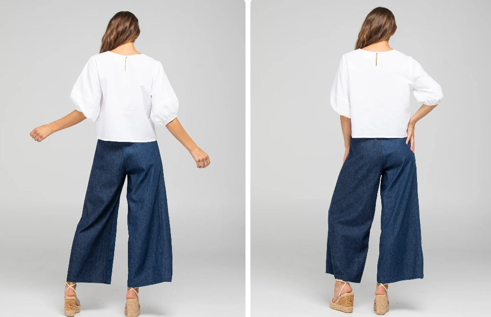 Boom Shankar Ria Pant - Dark Denim