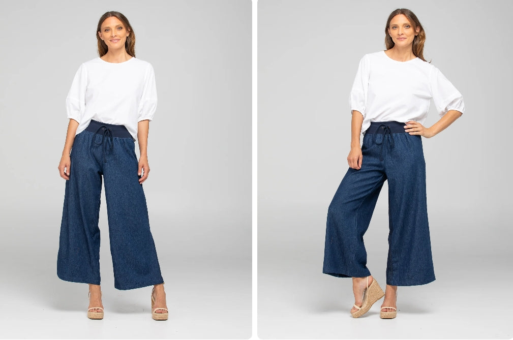 Boom Shankar Ria Pant - Dark Denim