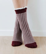 Gingham socks