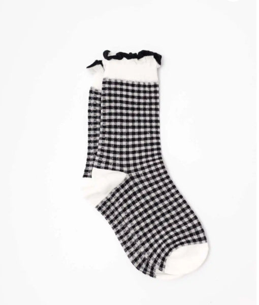 Gingham socks