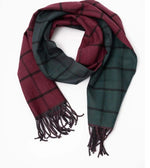 Dalia Reversible Scarf from Stilen NZ– Chocolate and Navy