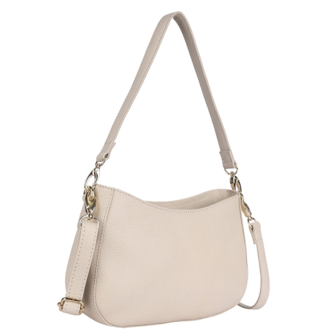 Elle Leather bag -Vanilla