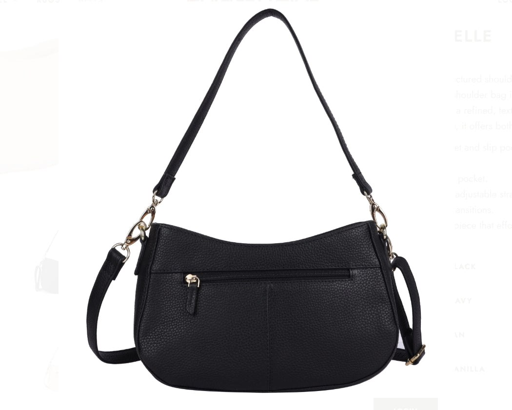 Elle Leather bag - Black