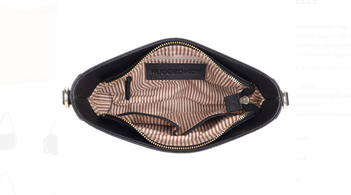 Elle Leather bag - Black