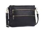 Lawson Leather Crossbody Bag - Black