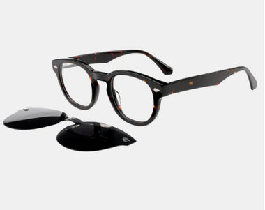 Antigone Clipon Reading Sunglasses Acetate - 1.5 Black