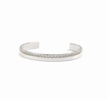 Yana Cuff Bangle – Silver