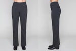 Carre Noir Pull on Zip detail Pants - Heather Grey