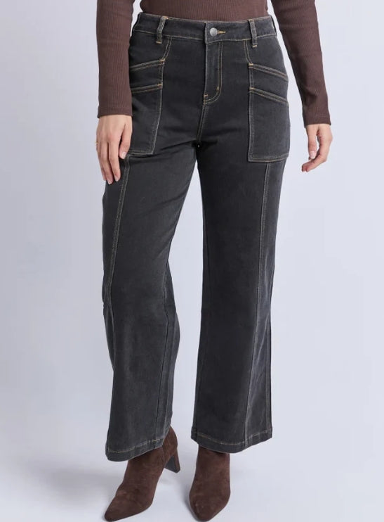 Foxwood Balmy Jean in washed Black