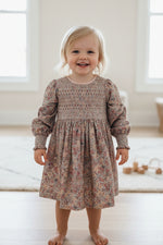 Arthur Ave Girls Chérie en Fleur Girls Smock Dress