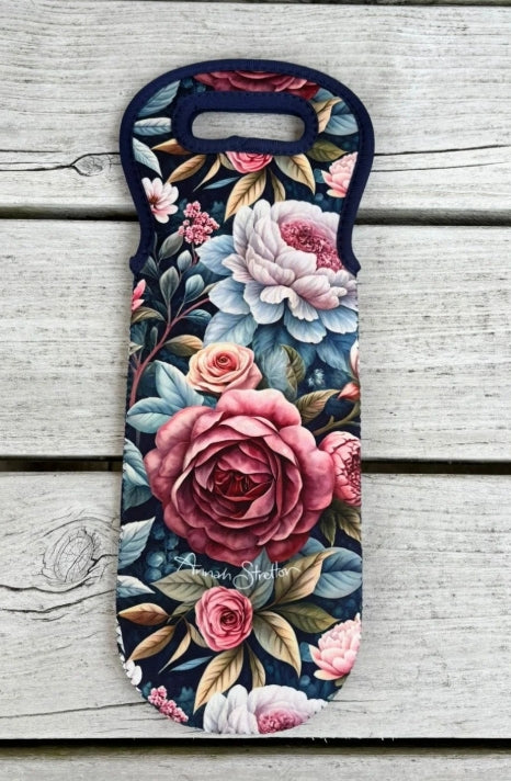 Neoprene Wine Cooler Bag - Spring Serenade