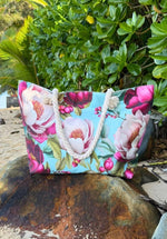 Large Beach Bag - Crimson Whisper