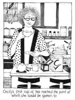 First Cup of Tea Cecily Card