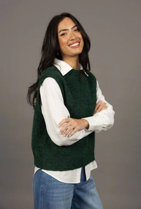 Monet Vest from Humidity Lifestyle - Citrus colour