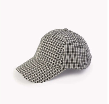 Lark Cotton Cap – Navy Check