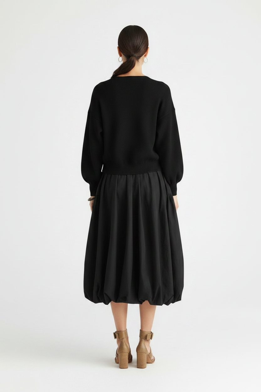 Statement Zip Cardi from Zacket & Plover - Black